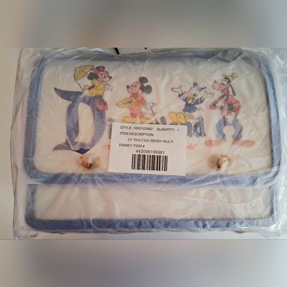 Disneyland Loungefly NWT Crossbody Bag Blue/White 2025 - Picture 9 of 9